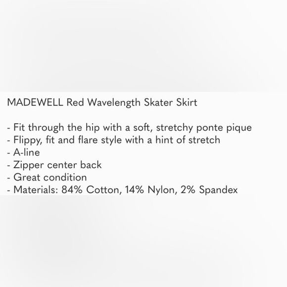 Madewell Circle Skater Mini Skirt, 6 - Picture 5 of 5